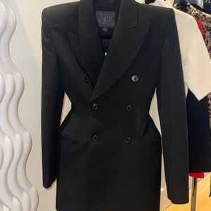 Zara Elegant Black Coat